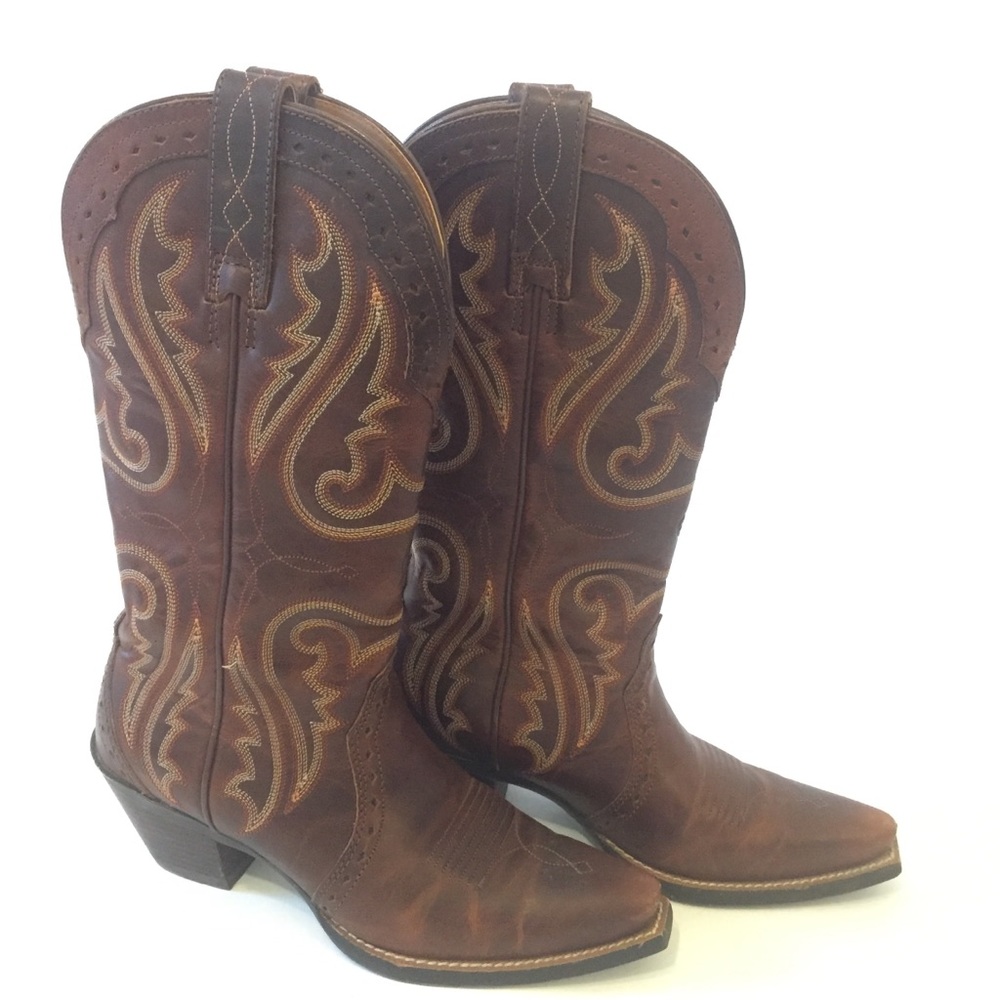 Ariat Heritage Leather Cowboy Boots 5.5